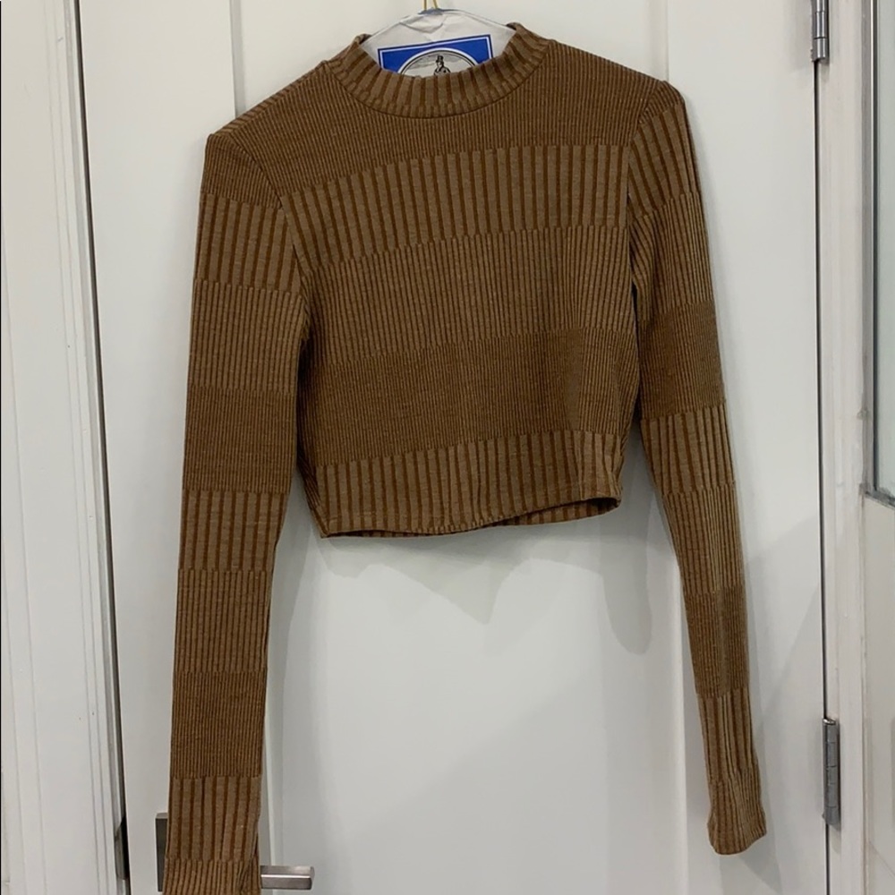 Free People cropped knit top